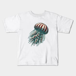 Jellyfish-Japanese Art Kids T-Shirt